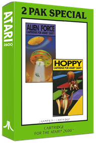 2 Pak Special Green: Alien Force / Hoppy - Box - 3D Image