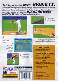 Triple Play: Gold Edition - Box - Back Image