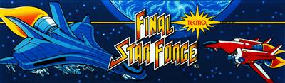 Final Star Force - Arcade - Marquee Image