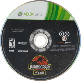Jurassic Park: The Game - Disc Image
