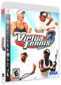 Virtua Tennis 3 - Box - 3D Image