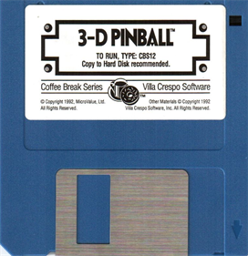 3D Pinball - Disc Image