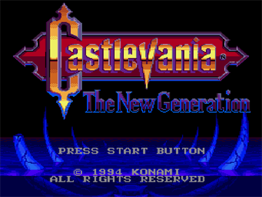 Castlevania: Bloodlines - Screenshot - Game Title Image