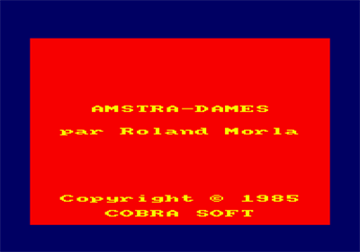 Am-Stram-Dames - Screenshot - Game Title Image