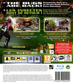 Earth Defense Force Insect Armageddon - Box - Back Image
