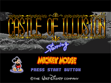 The Disney Collection: Quackshot Starring Donald Duck + Castle of Illusion Starring Mickey Mouse - Screenshot - Game Title Image