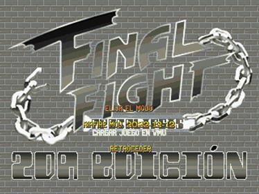 Final Fight Apocalypse: 2nd Edition [Remix Edition] - Screenshot - Game Title Image