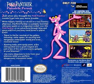 Pink Panther: Pinkadelic Pursuit - Box - Back Image