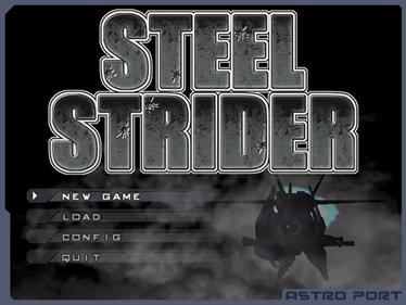 STEEL STRIDER: Real Robot Action Shooting Game - Screenshot - Game Title Image