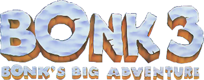 Bonk 3: Bonk's Big Adventure - Clear Logo Image