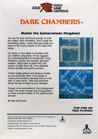 Dark Chambers - Box - Back Image