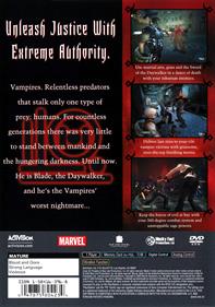 Blade II - Box - Back Image