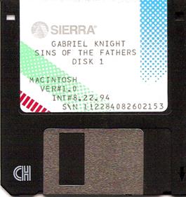 Gabriel Knight: Sins of the Fathers - Disc Image