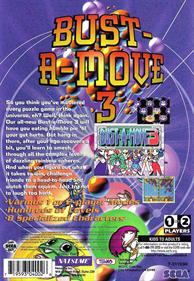 Bust-A-Move 3 - Box - Back Image