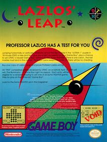 Lazlos' Leap - Advertisement Flyer - Front Image