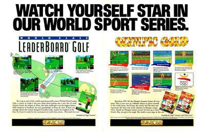 World Class Leaderboard Golf - Advertisement Flyer - Front Image