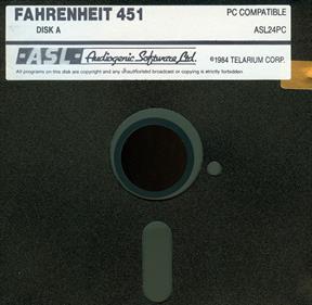 Fahrenheit 451 - Disc Image