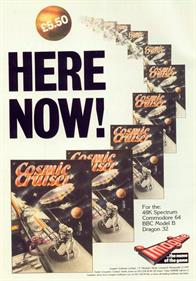 Cosmic Cruiser - Advertisement Flyer - Front Image