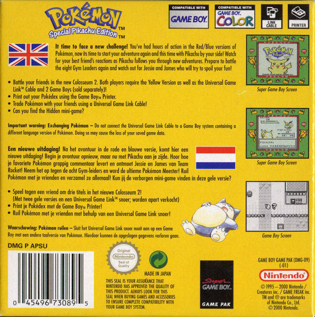 N-BlastCast #199 — Pokémon Yellow (GBC): especial de 25 anos - Nintendo  Blast