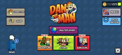 Dan the Man: Action Platformer - Screenshot - Game Title Image