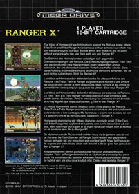 Ranger X - Box - Back Image