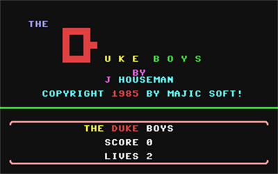 Duke Boys - Screenshot - Game Title Image