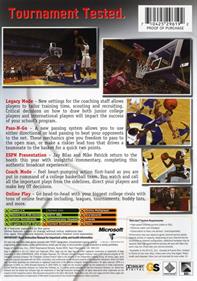 ESPN College Hoops 2K5 - Box - Back Image