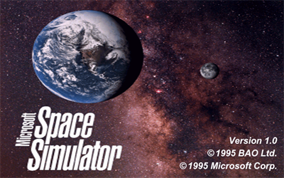 Microsoft Space Simulator: 42 Oku Kounen no Fantasy - Screenshot - Game Title Image