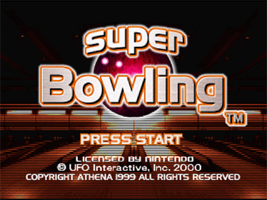 Super Bowling - Screenshot - Game Title Image