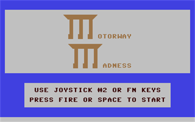 Motorway Madness - Screenshot - Game Title Image