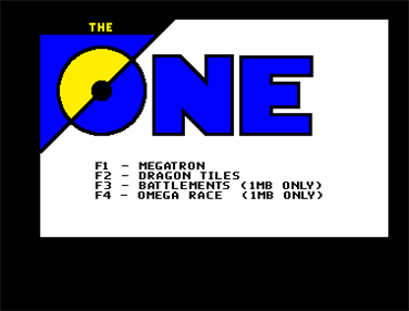 The One #46: Amiga - Screenshot - Game Select Image