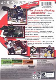 NHL 2K6 - Box - Back Image