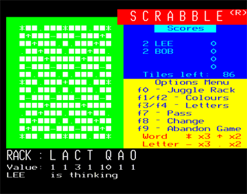 Computer Scrabble - Screenshot - Gameplay Image