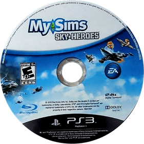 MySims SkyHeroes - Disc Image