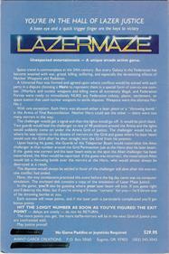 Lazer Maze - Box - Back Image