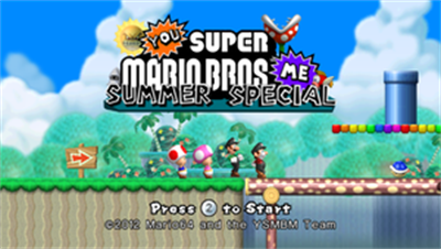 You Super Mario Bros. Me: Summer Special - Screenshot - Game Title Image