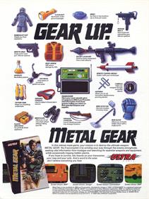 Metal Gear - Advertisement Flyer - Front Image