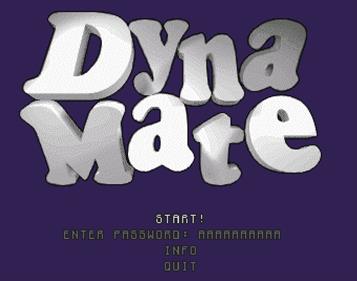 Dyna Mate - Screenshot - Game Title Image