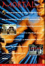 Mortal Kombat - Advertisement Flyer - Front Image