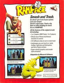 Rampage - Box - Back Image