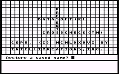 Crosscheck - Screenshot - Game Title Image