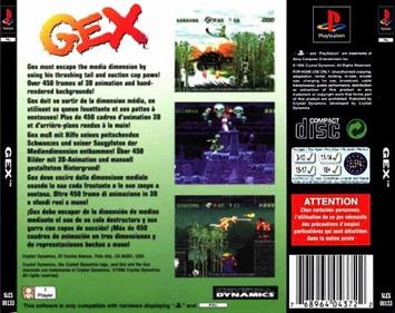 Gex - Box - Back Image