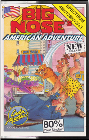Big Nose's American Adventure  - Box - Front - Reconstructed Image