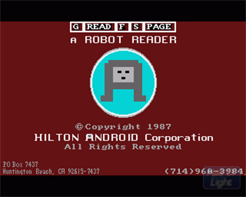 Robot Readers: Aesop's Fables - Screenshot - Game Title Image