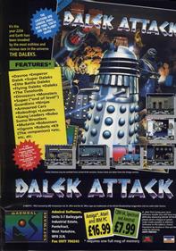 Dalek Attack - Advertisement Flyer - Front Image