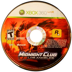 Midnight Club: Los Angeles - Disc Image