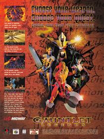 Gauntlet Legends - Advertisement Flyer - Front Image