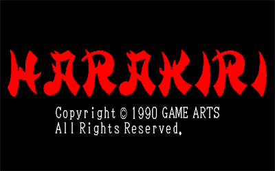 Harakiri - Screenshot - Game Title Image
