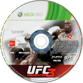 UFC Undisputed 3 - Disc Image
