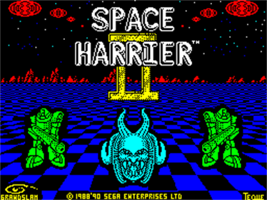 Space Harrier II - Screenshot - Game Title Image